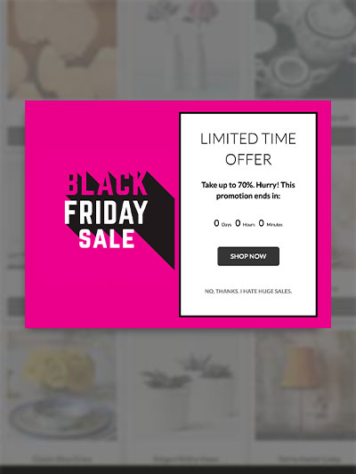 Limited-Time Offer Pop-Up