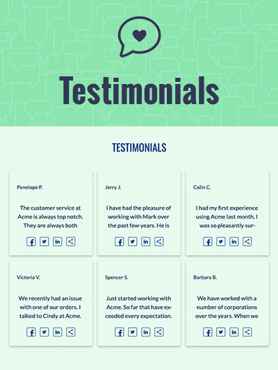 Testimonials