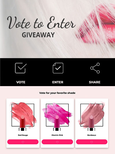 Vote to Enter Giveaway